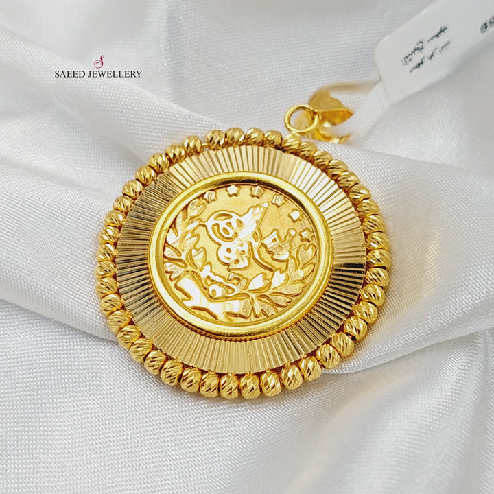 Rashadi Pendant  Made Of 21K Yellow Gold by Saeed Jewelry-29777