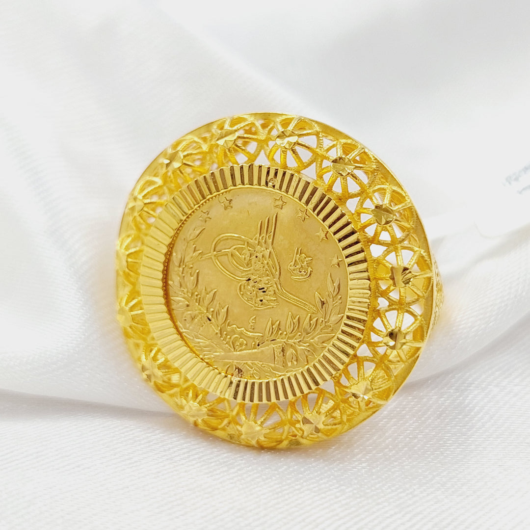 Rashadi Ring Made Of 21K Yellow Gold by Saeed Jewelry-28356