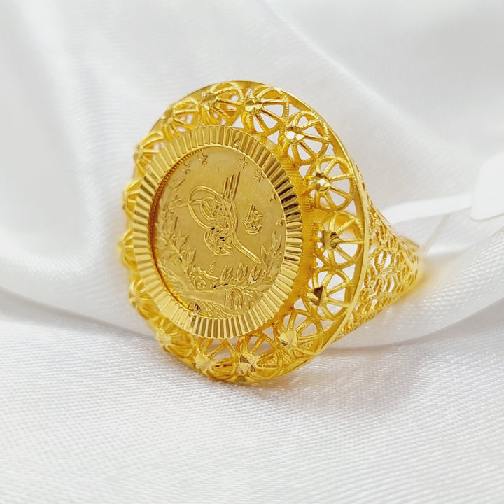 Rashadi Ring Made Of 21K Yellow Gold by Saeed Jewelry-28356