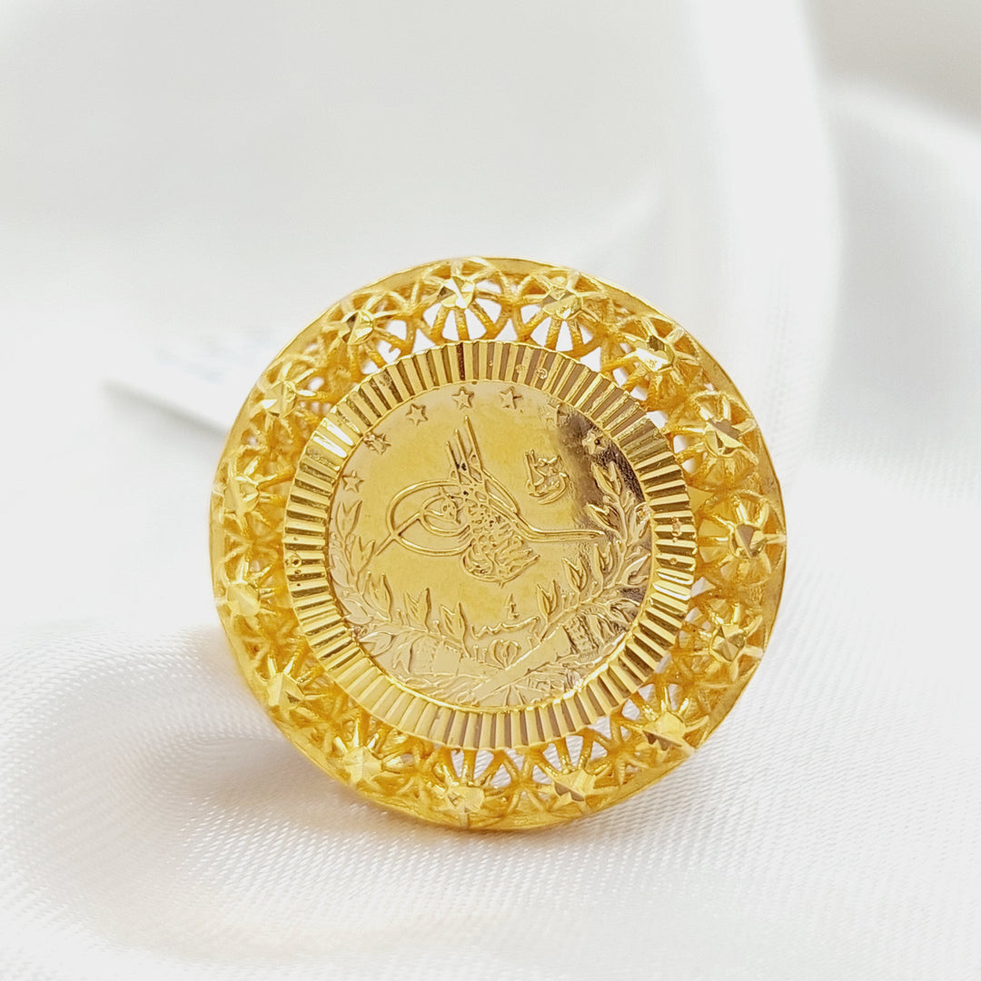 Rashadi Ring Made Of 21K Yellow Gold by Saeed Jewelry-28492