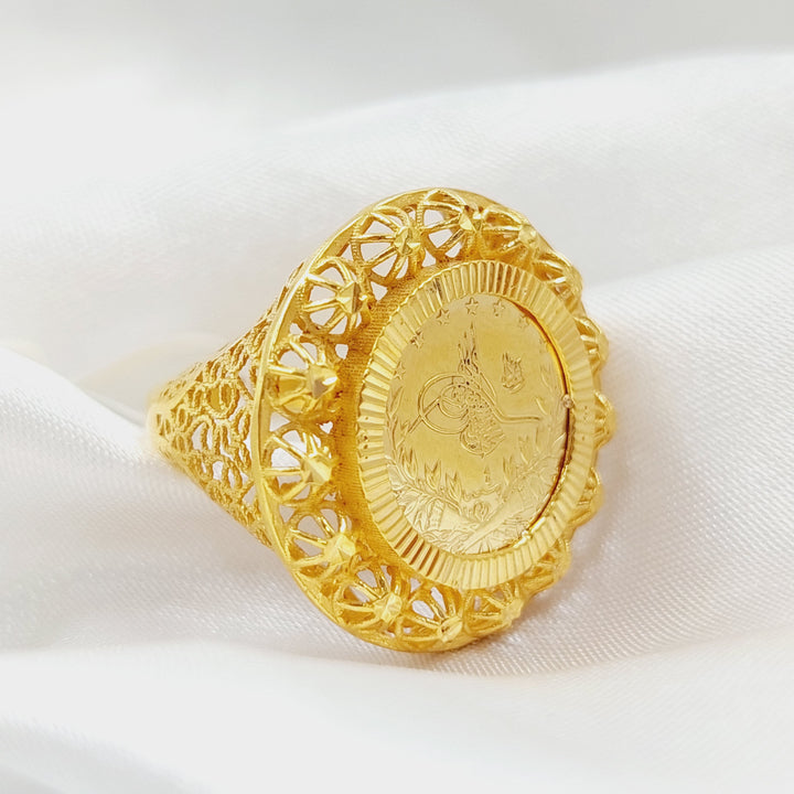 Rashadi Ring Made Of 21K Yellow Gold by Saeed Jewelry-28492