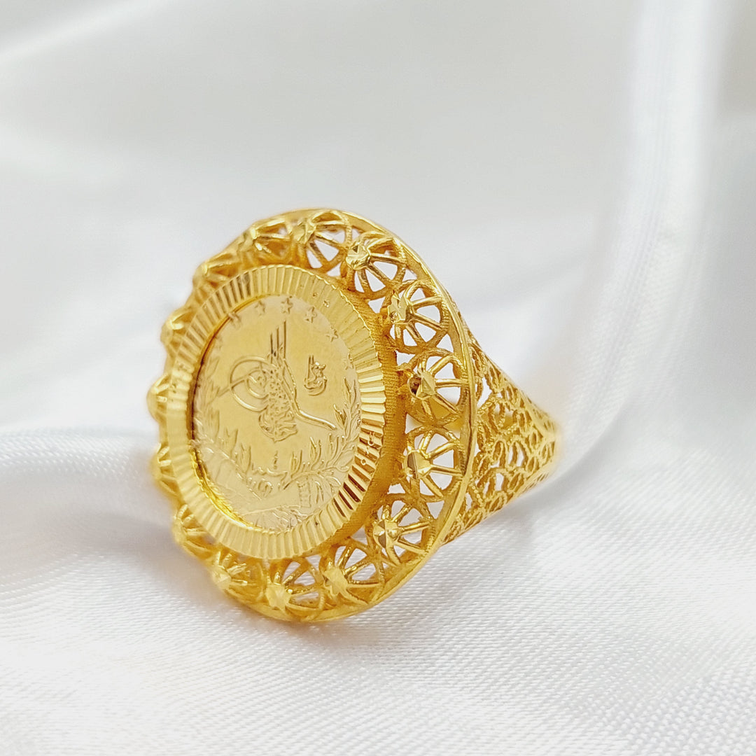 Rashadi Ring Made Of 21K Yellow Gold by Saeed Jewelry-28492