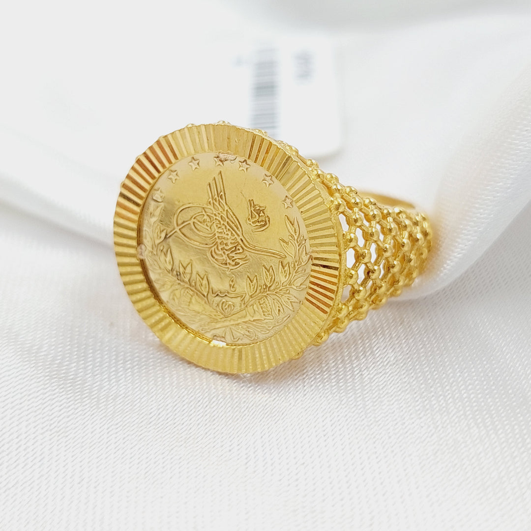 Rashadi Ring  Made Of 21K Yellow Gold by Saeed Jewelry-28789