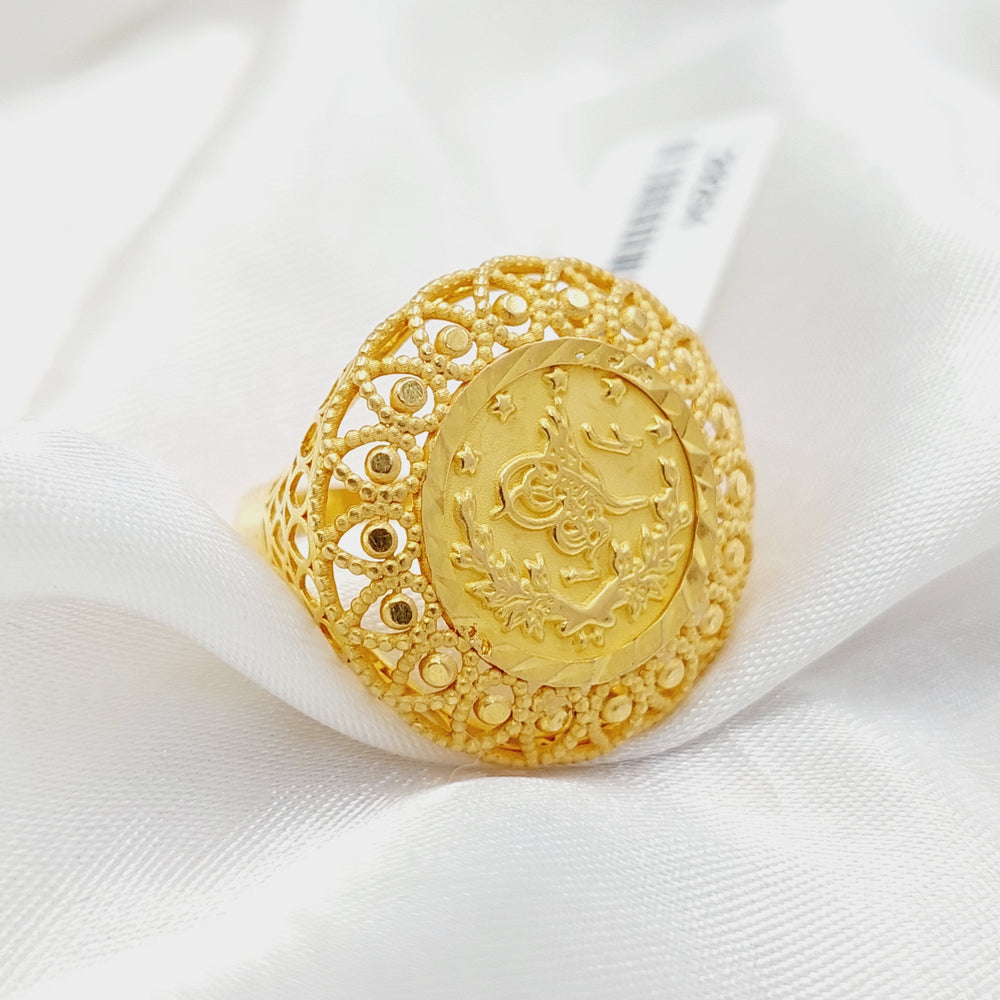 Rashadi Ring  Made Of 21K Yellow Gold by Saeed Jewelry-29254