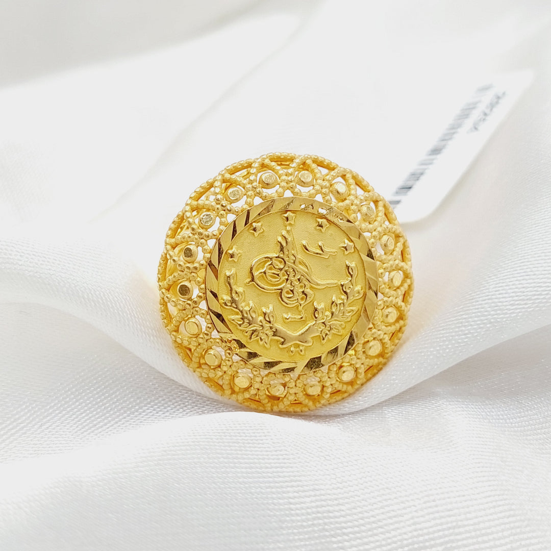 Rashadi Ring  Made Of 21K Yellow Gold by Saeed Jewelry-29254