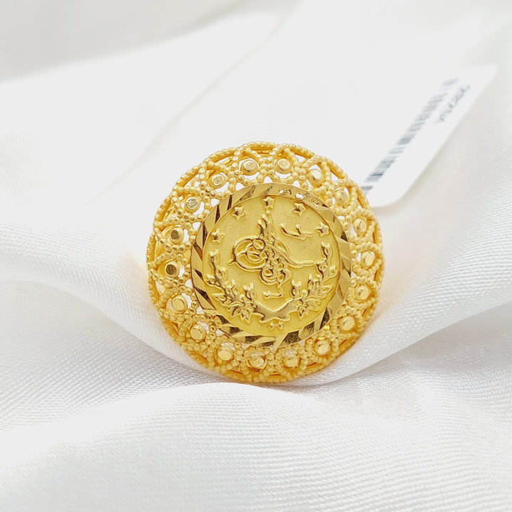 Rashadi Ring  Made Of 21K Yellow Gold by Saeed Jewelry-29254