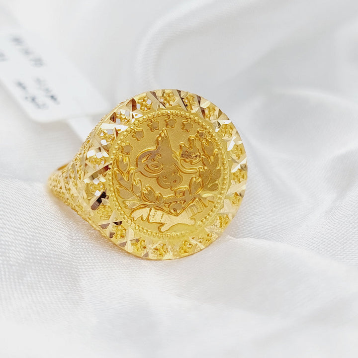 Rashadi Ring  Made Of 21K Yellow Gold by Saeed Jewelry-29410