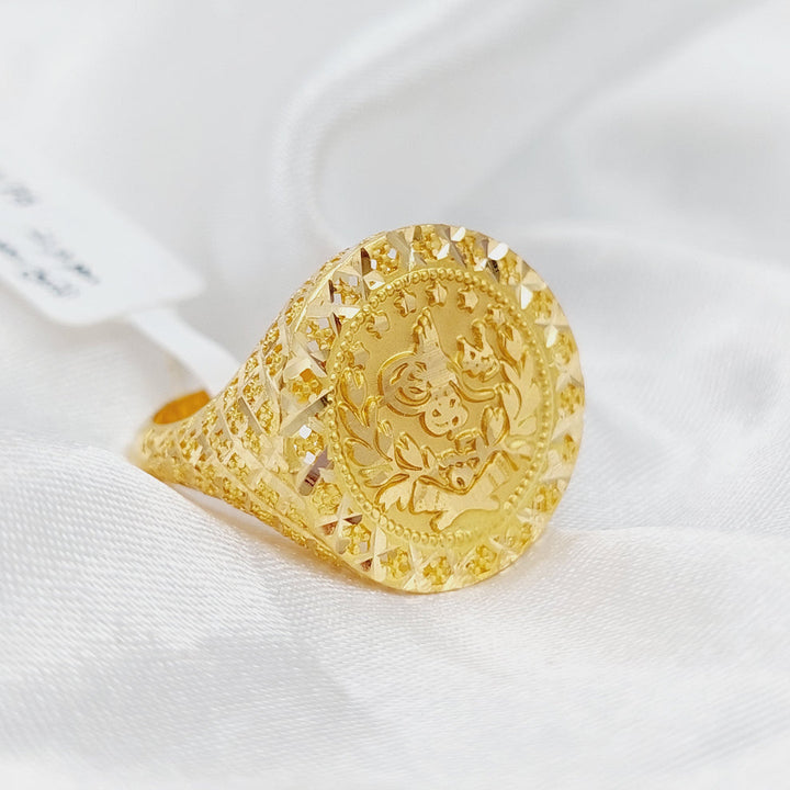 Rashadi Ring  Made Of 21K Yellow Gold by Saeed Jewelry-29411
