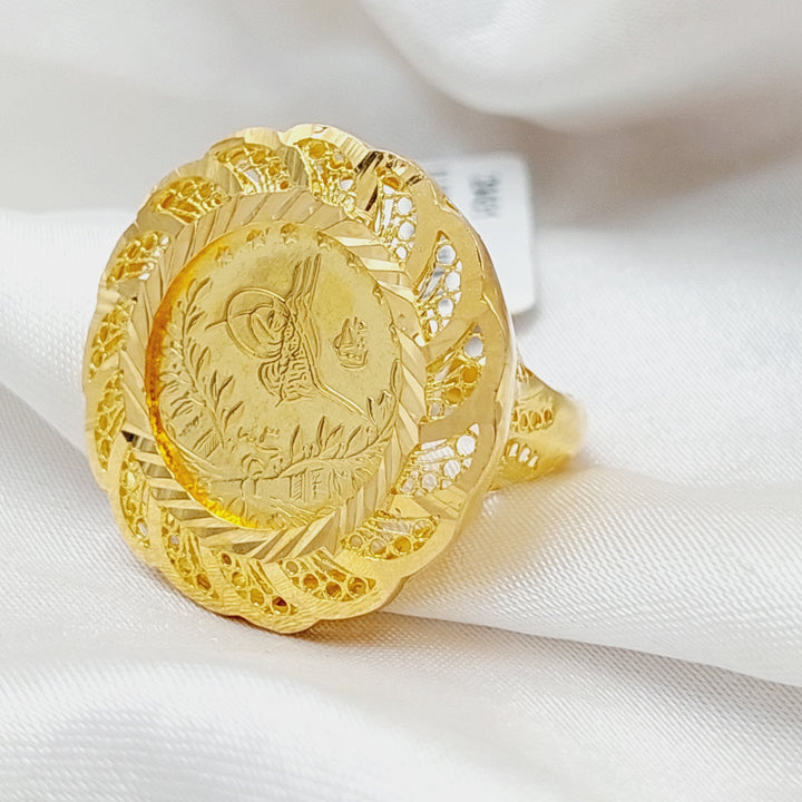Rashadi Ring  Made Of 21K Yellow Gold by Saeed Jewelry-29451