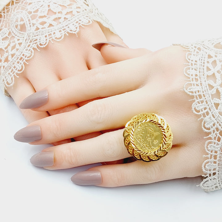 Rashadi Ring  Made Of 21K Yellow Gold by Saeed Jewelry-29451