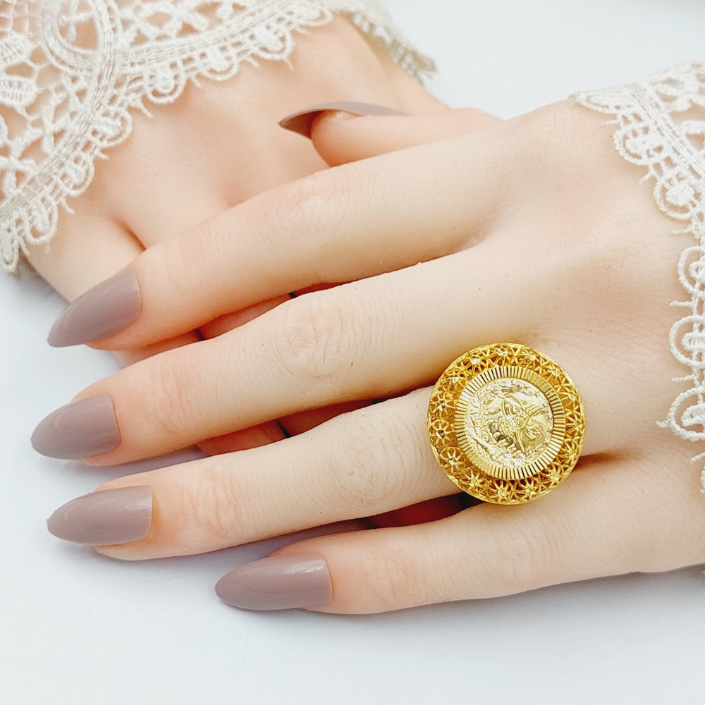 Rashadi Ring  Made Of 21K Yellow Gold by Saeed Jewelry-29835
