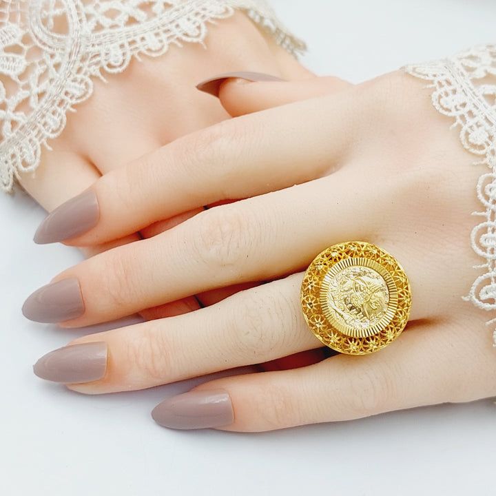 Rashadi Ring  Made Of 21K Yellow Gold by Saeed Jewelry-29835