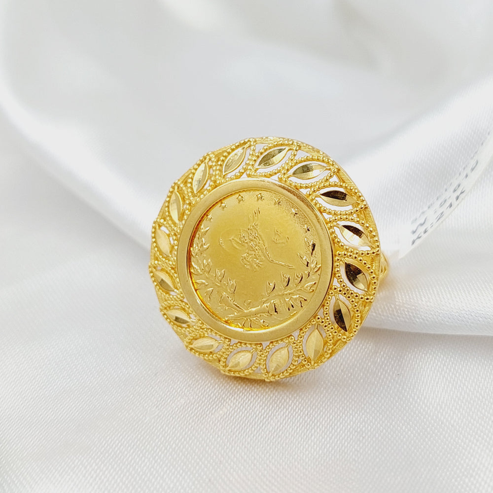 Rashadi Ring  Made of 21K Yellow Gold by Saeed Jewelry-31025