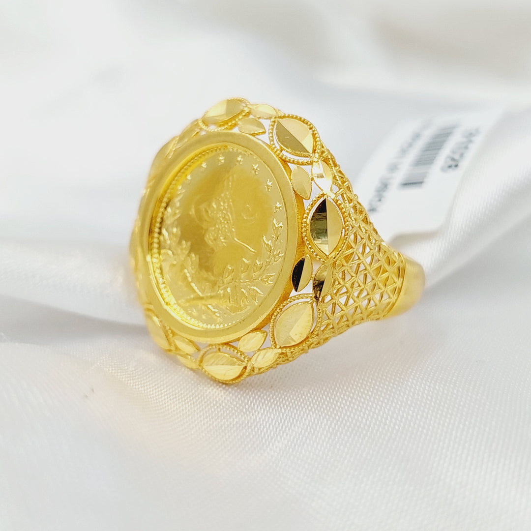 Rashadi Ring  Made of 21K Yellow Gold by Saeed Jewelry-31026