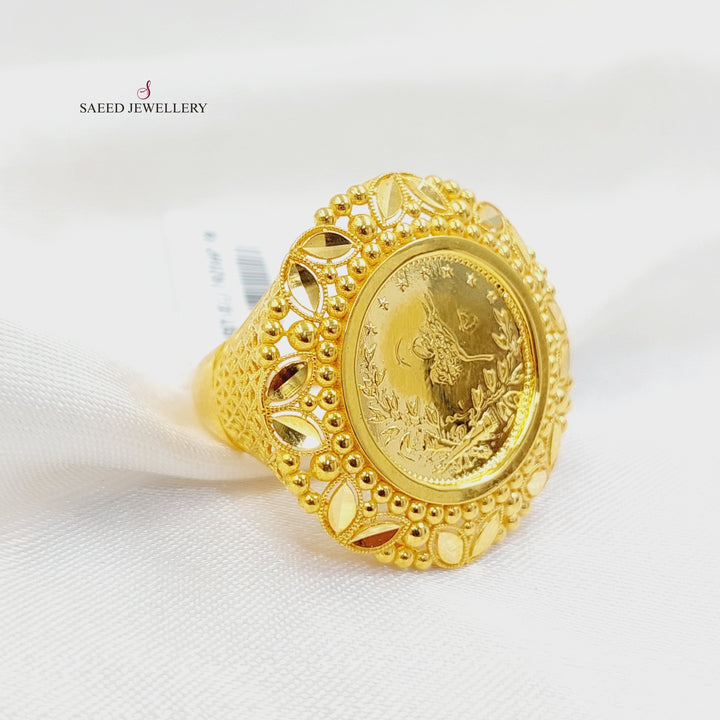 Rashadi Ring  Made of 21K Yellow Gold by Saeed Jewelry-31027