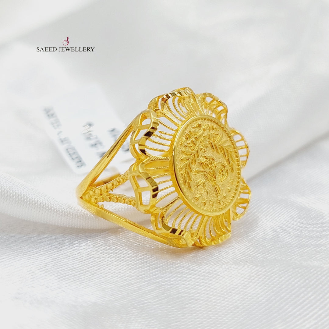 Rashadi Ring  Made of 21K Yellow Gold by Saeed Jewelry-31087