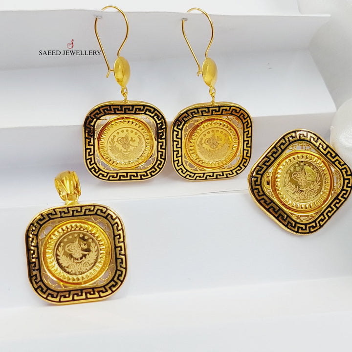 Rashadi Set Made Of 21K Yellow Gold by Saeed Jewelry-28115