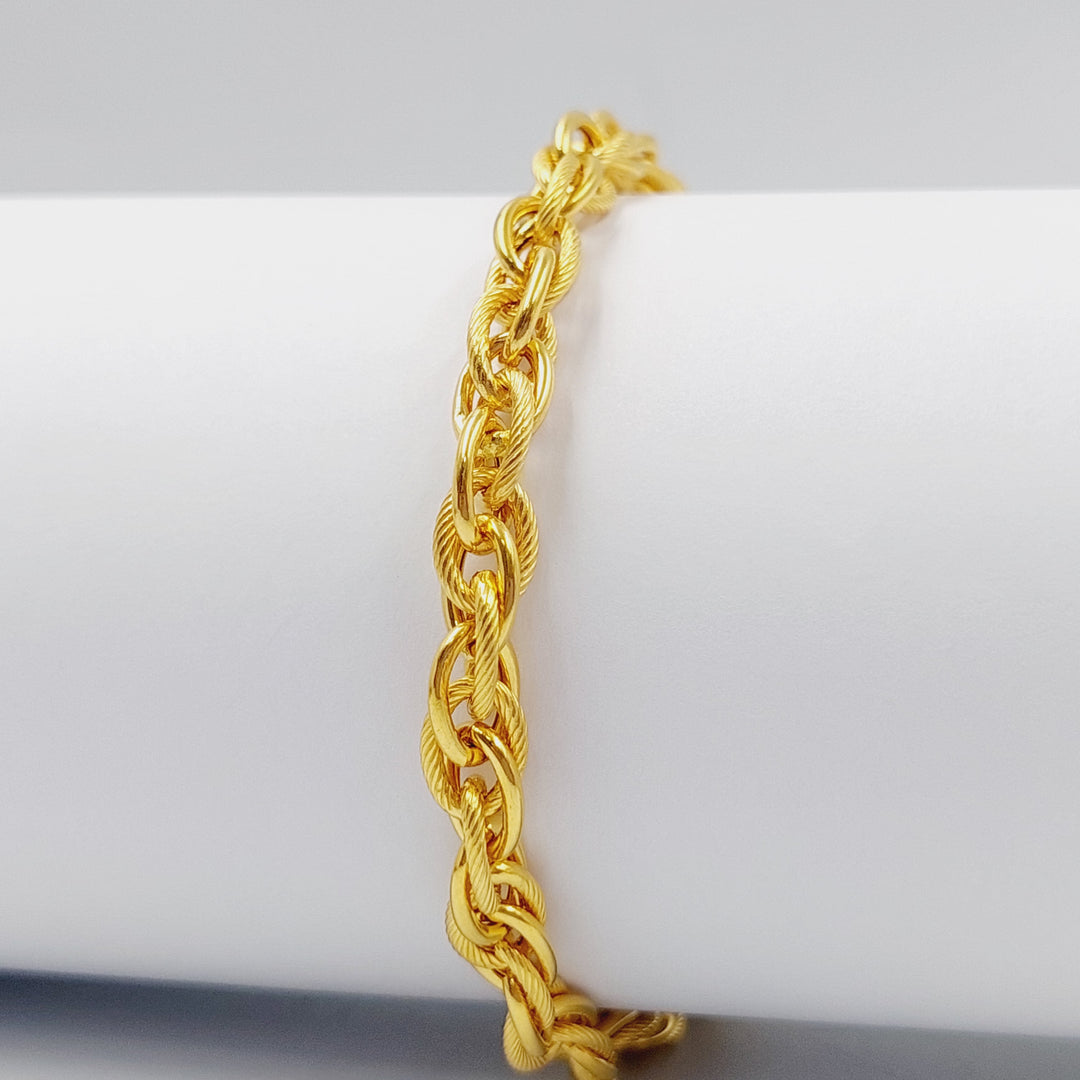 Rope Bracelet  Made Of 21K Yellow Gold by Saeed Jewelry-28858