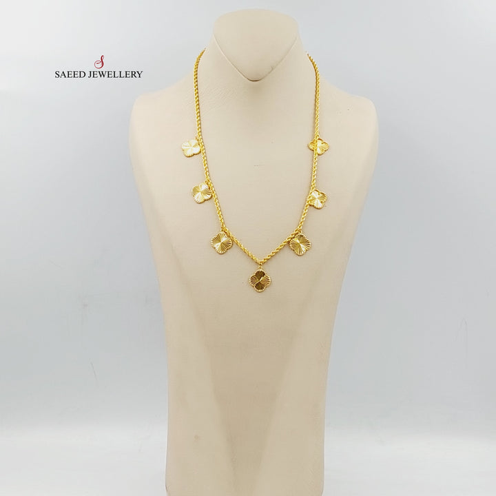 Rose Dandash Necklace  Made Of 21K Yellow Gold by Saeed Jewelry-29295