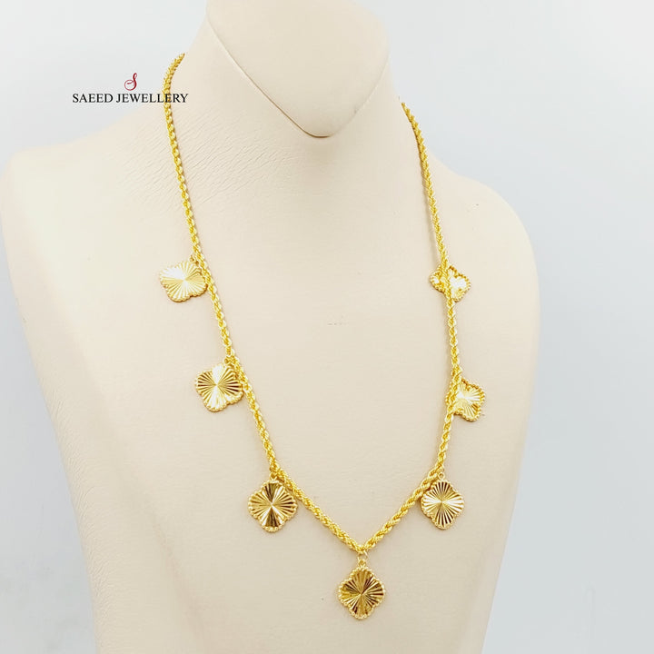 Rose Dandash Necklace  Made Of 21K Yellow Gold by Saeed Jewelry-29295