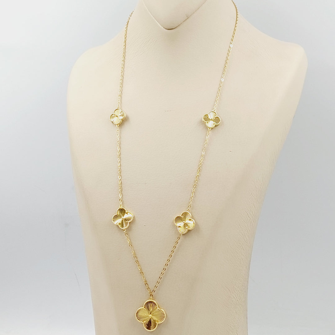 Rose Necklace Made Of 18K Yellow Gold
<br> by Saeed Jewelry-29355