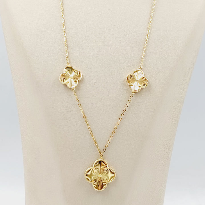 Rose Necklace Made Of 18K Yellow Gold
<br> by Saeed Jewelry-29355