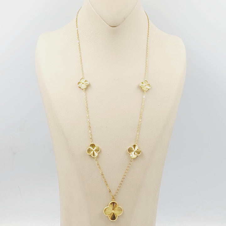 Rose Necklace Made Of 18K Yellow Gold
<br> by Saeed Jewelry-29355