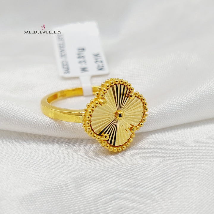 Rose Ring  Made Of 21K Yellow Gold by Saeed Jewelry-30697