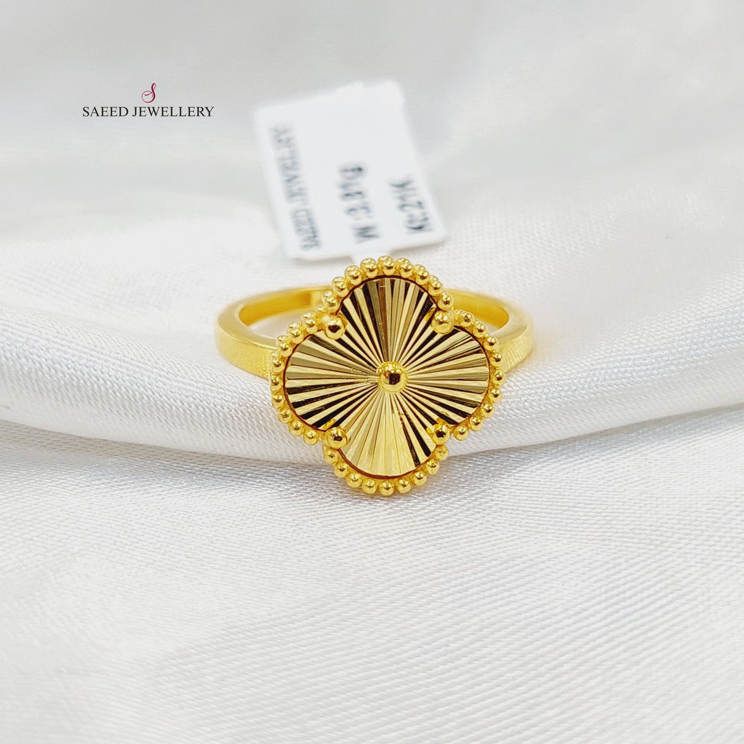 Rose Ring  Made Of 21K Yellow Gold by Saeed Jewelry-30697
