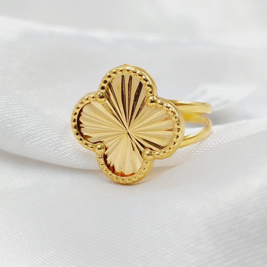 Rose Ring  Made of 21K Yellow Gold by Saeed Jewelry-31172