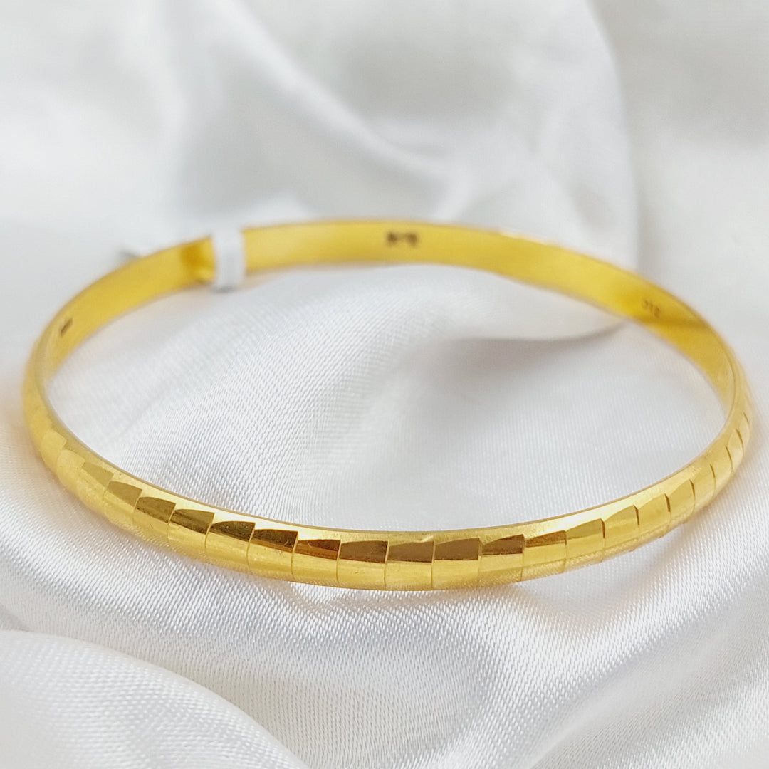 Snake Bangle Made of 21K Yellow Gold by Saeed Jewelry-25177