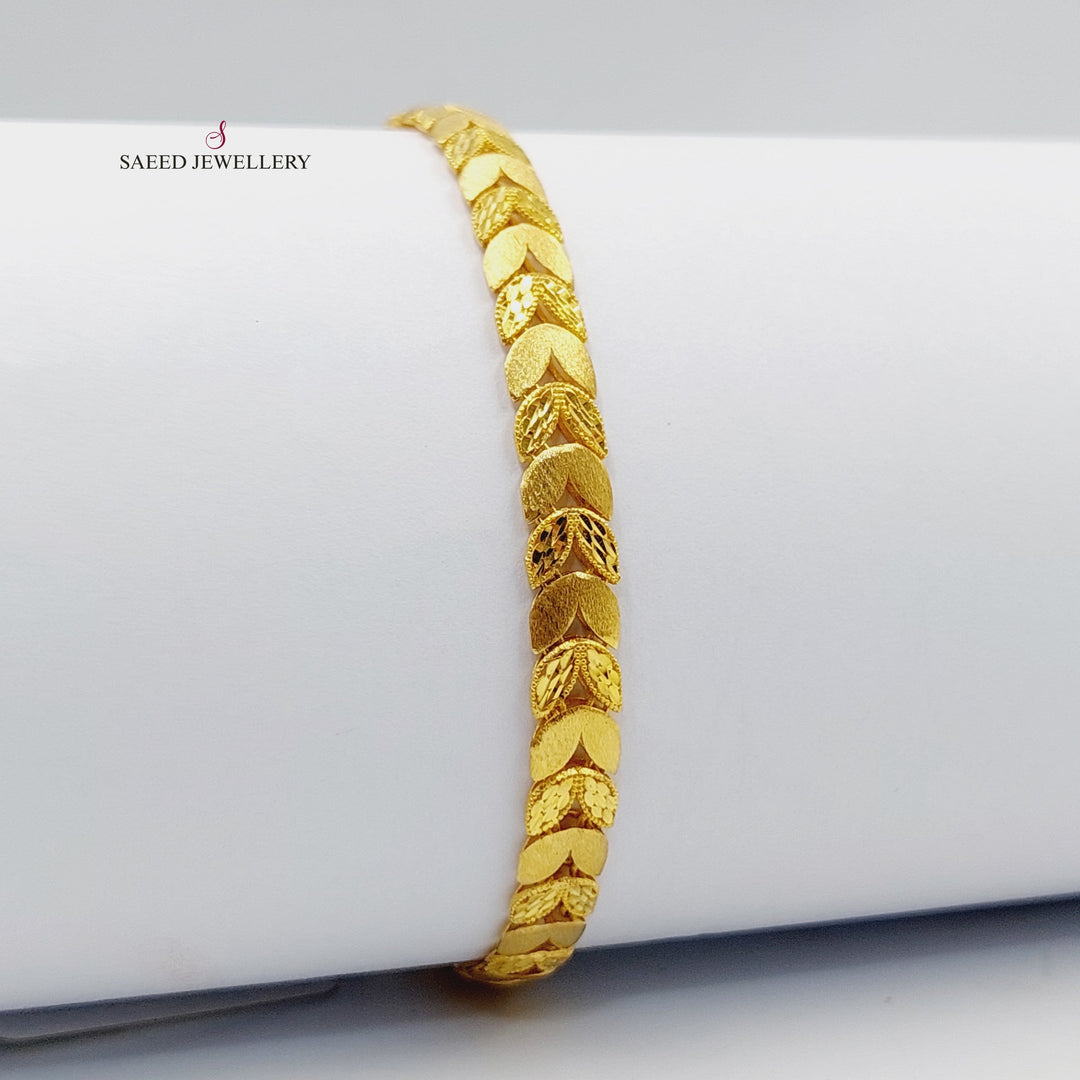 Spike Bracelet  Made Of 21K Yellow Gold by Saeed Jewelry-29693
