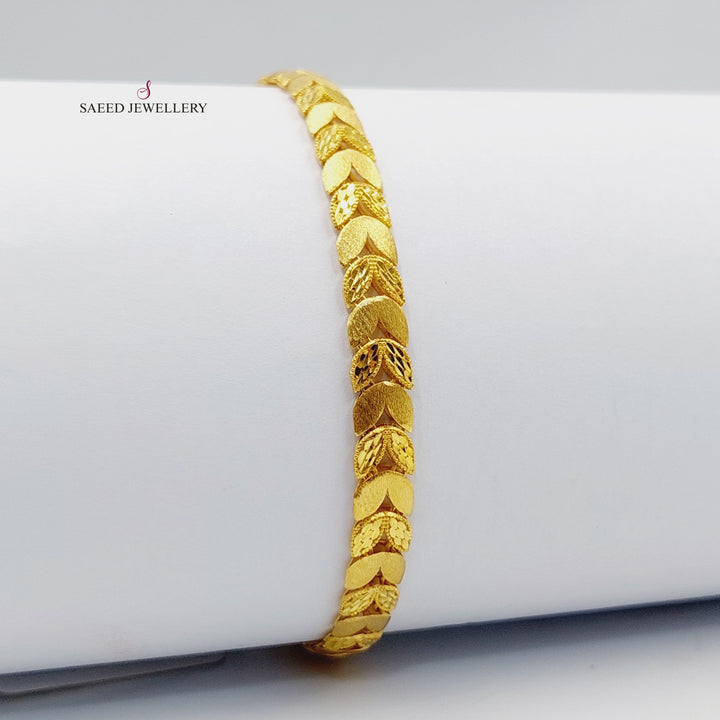 Spike Bracelet  Made Of 21K Yellow Gold by Saeed Jewelry-29693