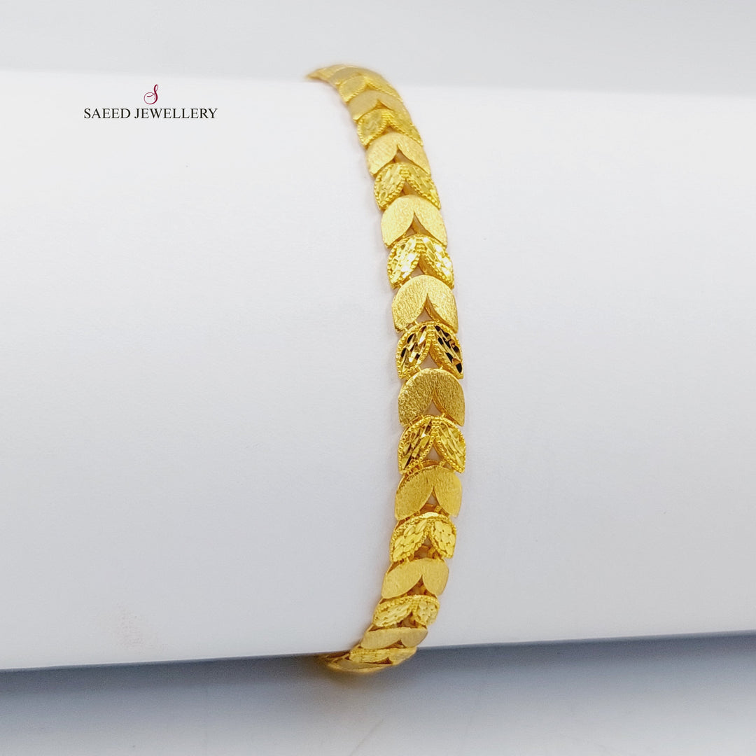 Spike Bracelet  Made Of 21K Yellow Gold by Saeed Jewelry-29693