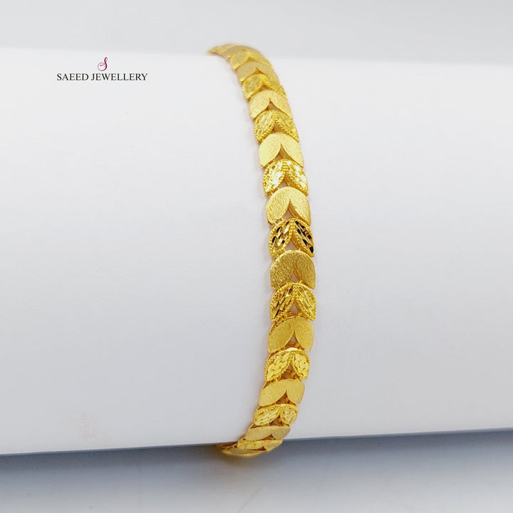 Spike Bracelet  Made Of 21K Yellow Gold by Saeed Jewelry-29693