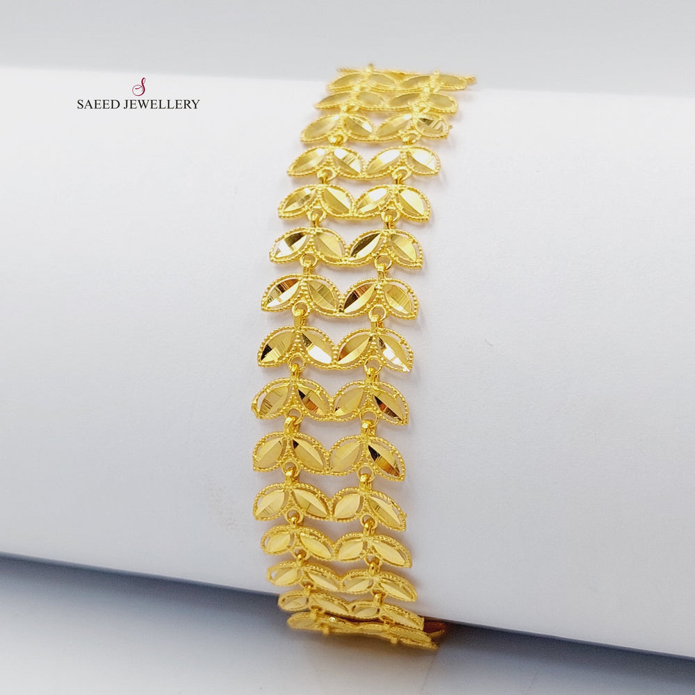 Spike Bracelet  Made Of 21K Yellow Gold by Saeed Jewelry-29723