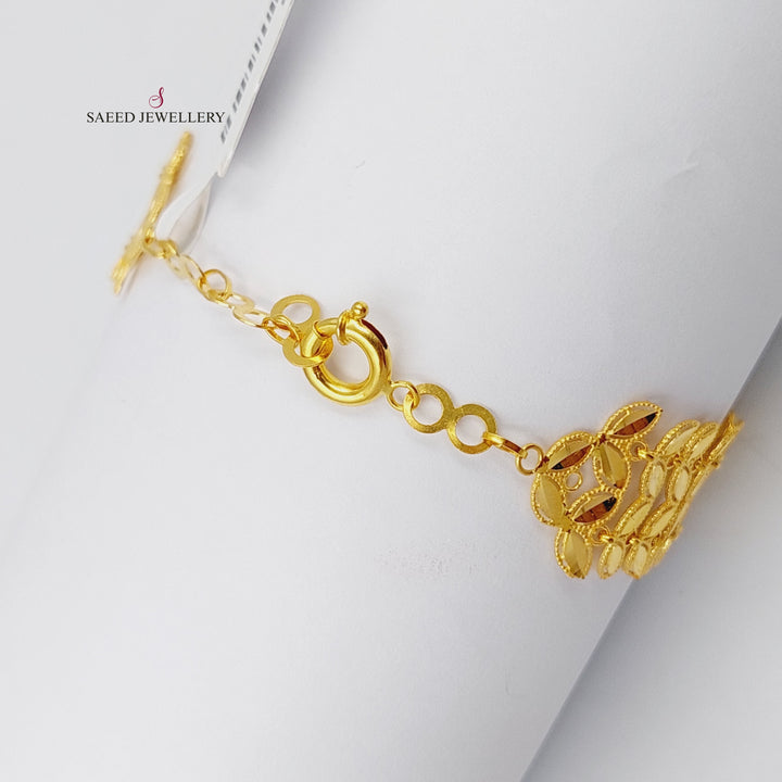 Spike Bracelet  Made Of 21K Yellow Gold by Saeed Jewelry-29723