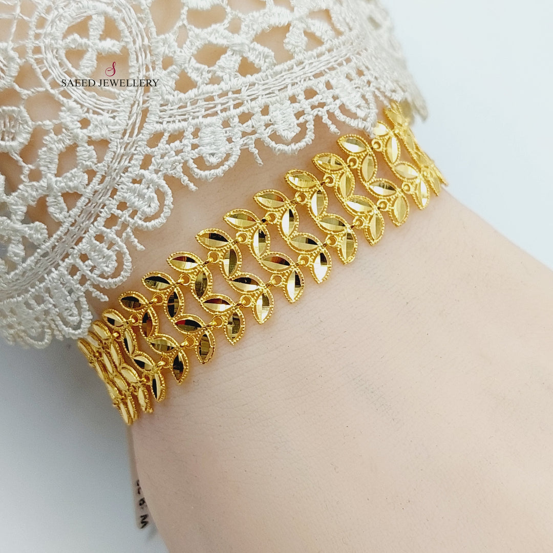Spike Bracelet  Made Of 21K Yellow Gold by Saeed Jewelry-29723
