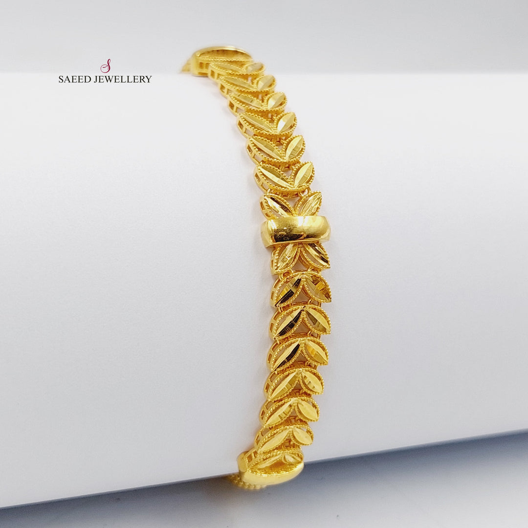 Spike Jessica Bracelet  Made Of 21K Yellow Gold by Saeed Jewelry-29933