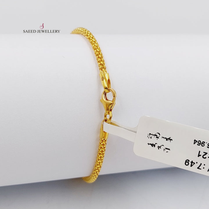Spike Jessica Bracelet  Made Of 21K Yellow Gold by Saeed Jewelry-29933