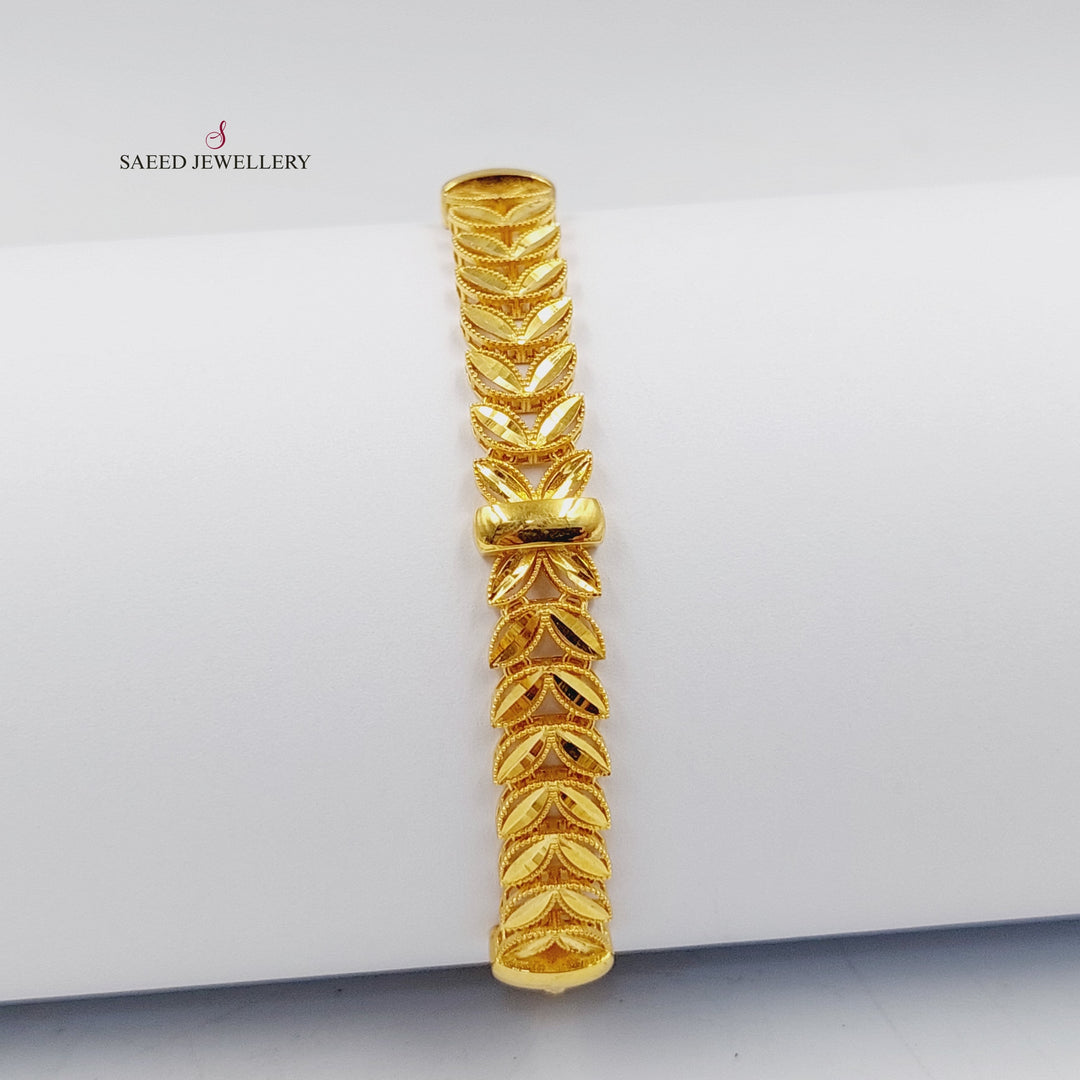 Spike Jessica Bracelet  Made Of 21K Yellow Gold by Saeed Jewelry-29933