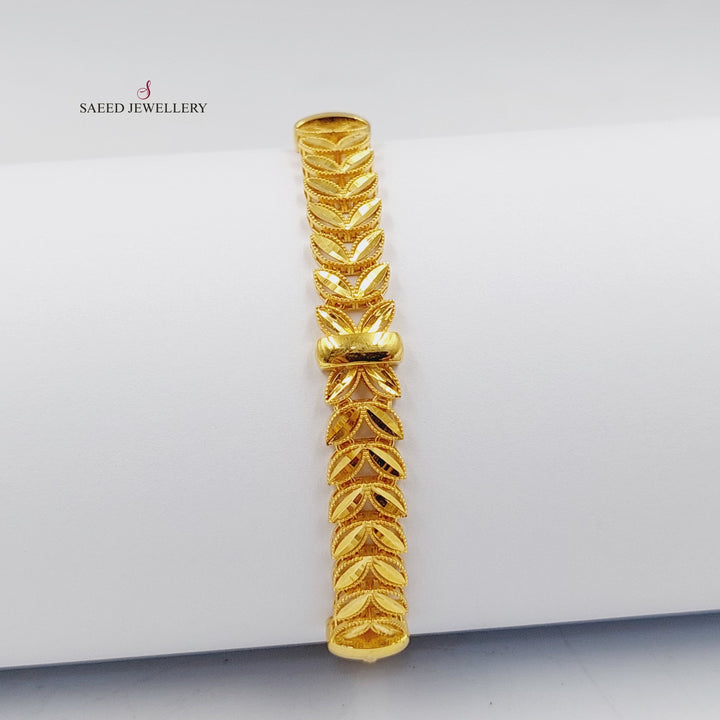 Spike Jessica Bracelet  Made Of 21K Yellow Gold by Saeed Jewelry-29933
