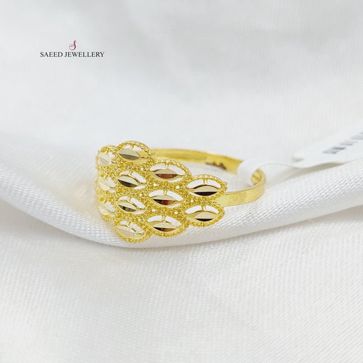 Spike Ring  Made Of 18K Yellow Gold by Saeed Jewelry-30537