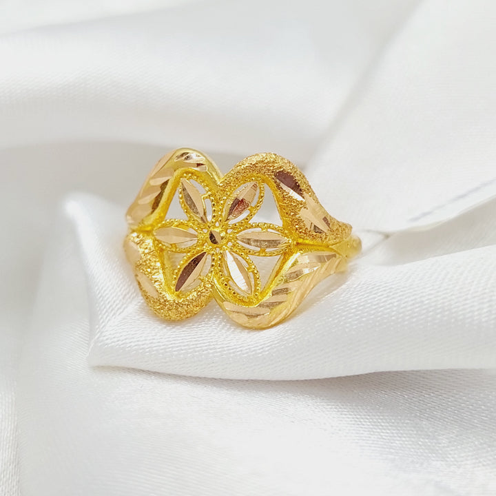 Spike Ring Made Of 21K Yellow Gold by Saeed Jewelry-28353