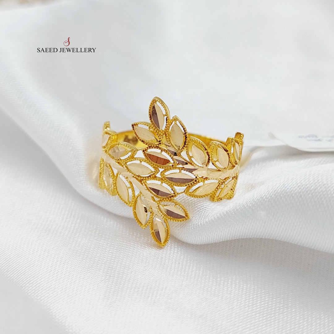 Spike Ring  Made Of 21K Yellow Gold by Saeed Jewelry-28935