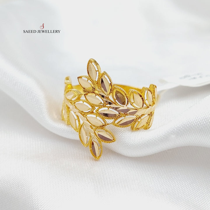 Spike Ring  Made Of 21K Yellow Gold by Saeed Jewelry-28935