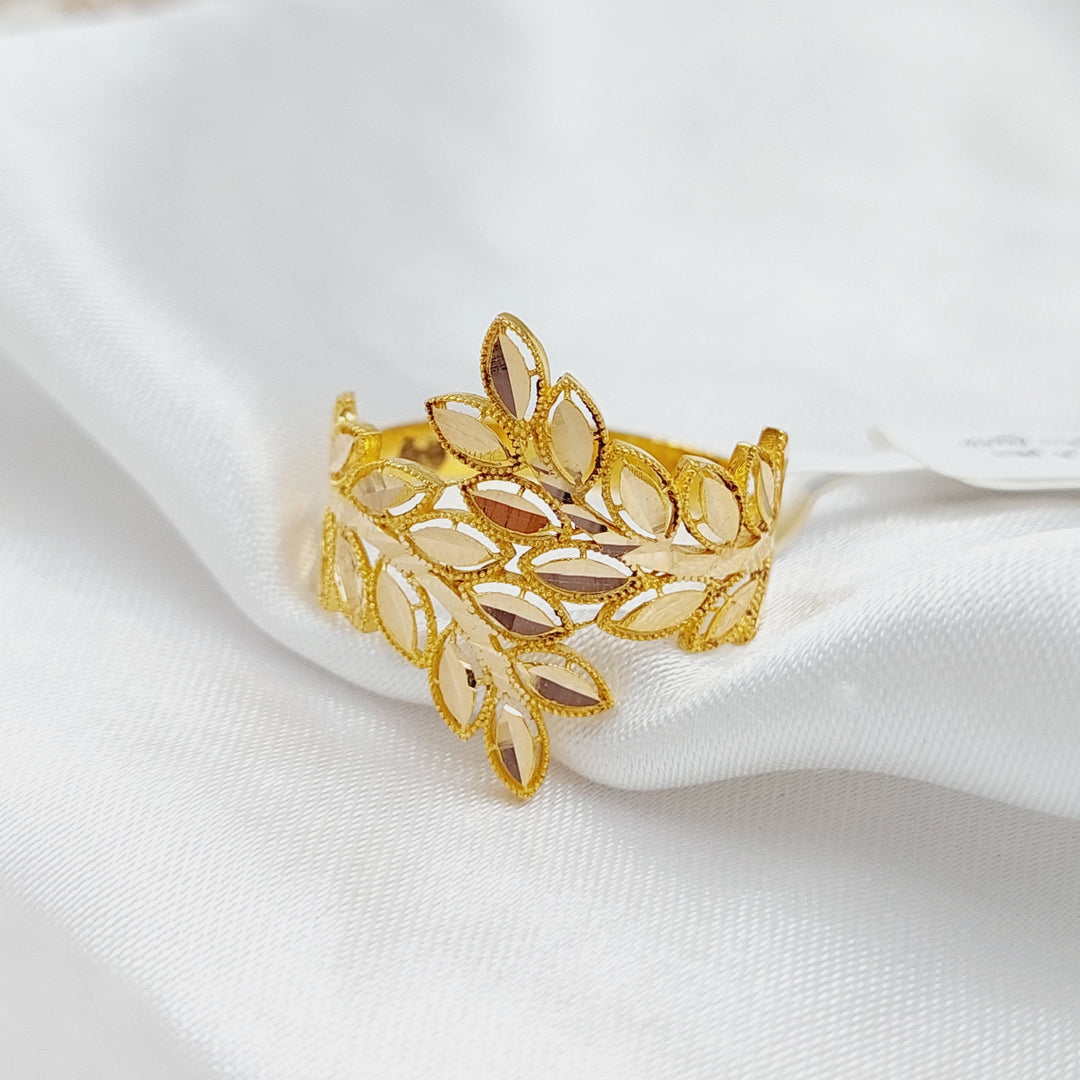 Spike Ring  Made Of 21K Yellow Gold by Saeed Jewelry-28936