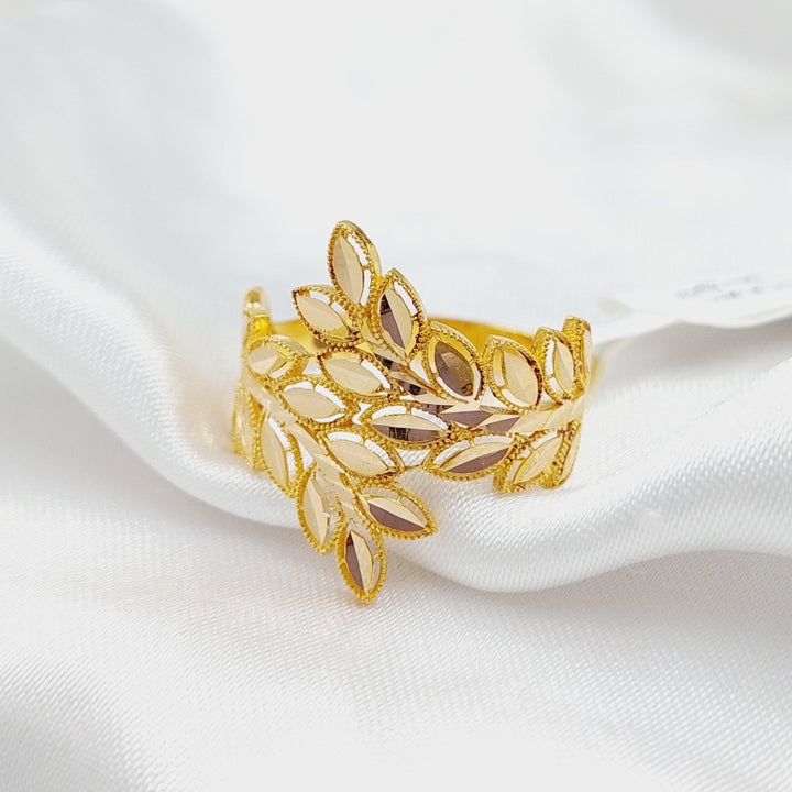 Spike Ring  Made Of 21K Yellow Gold by Saeed Jewelry-28936