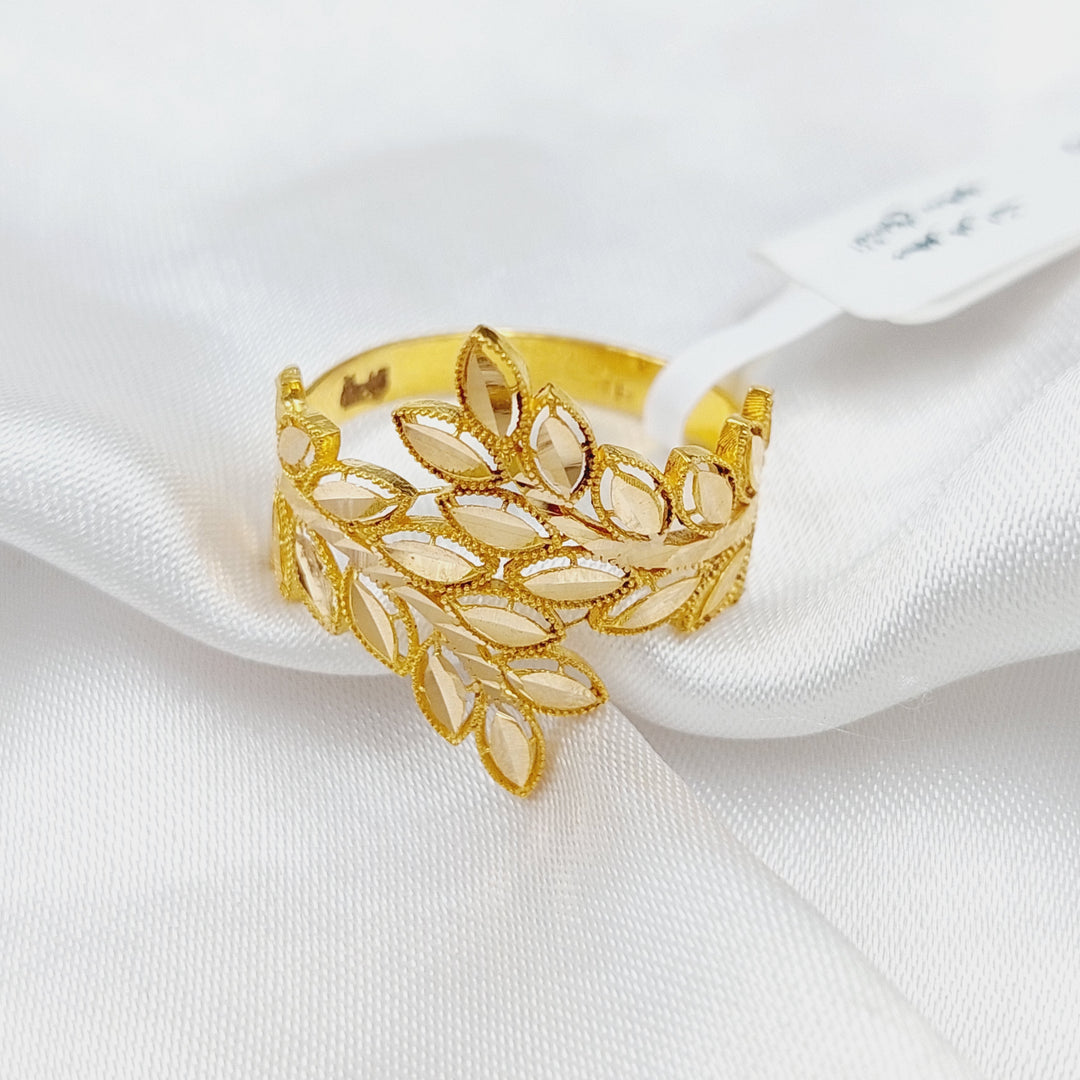 Spike Ring  Made Of 21K Yellow Gold by Saeed Jewelry-28936