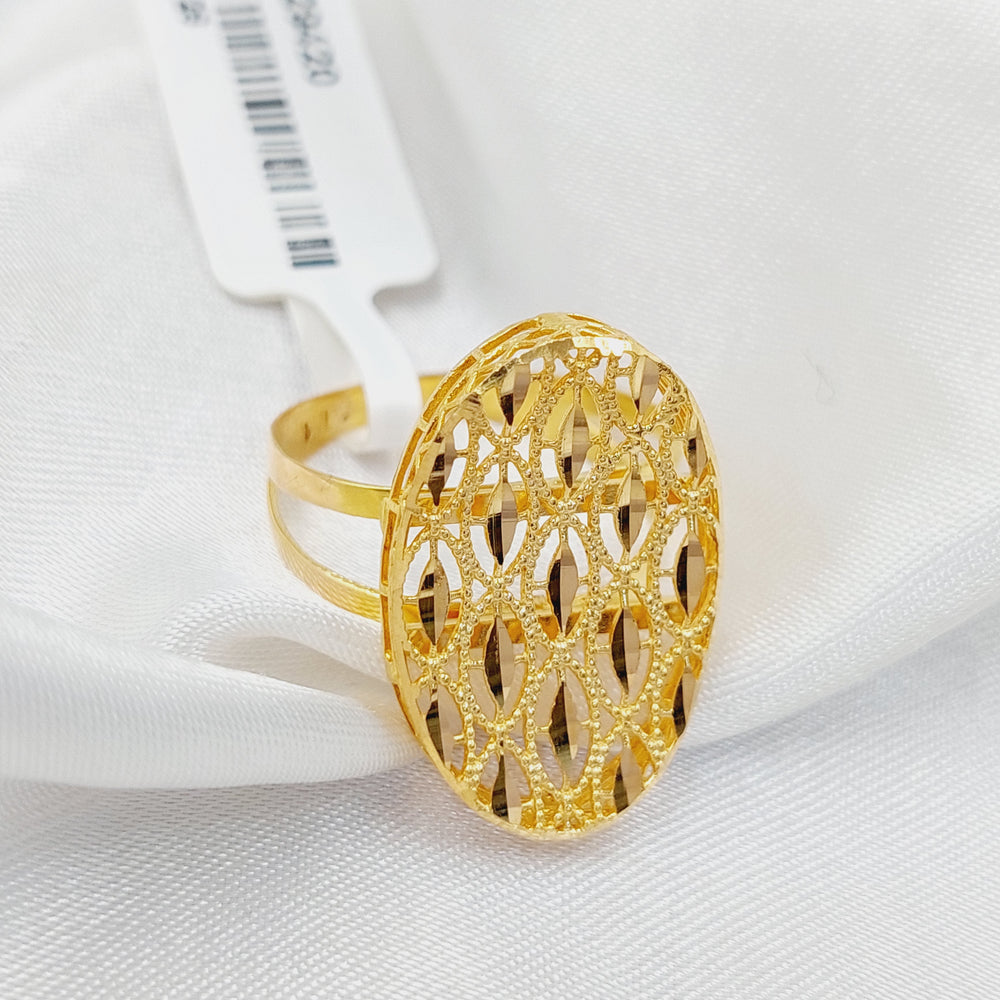 Spike Ring  Made Of 21K Yellow Gold by Saeed Jewelry-29420